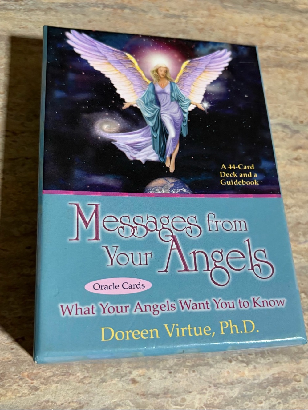 Doreen Virtue Messages from Your Angels Oracle Cards — Blue